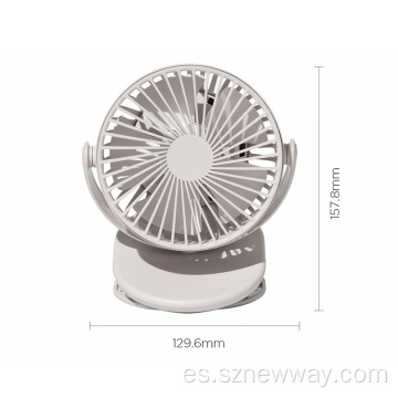 Ventilador de clip Solove F3 Mini ventilador portátil recargable